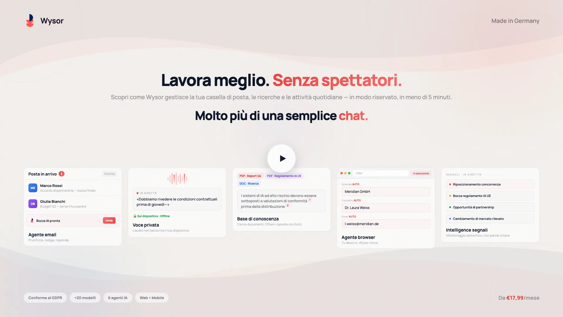 Wysor in azione