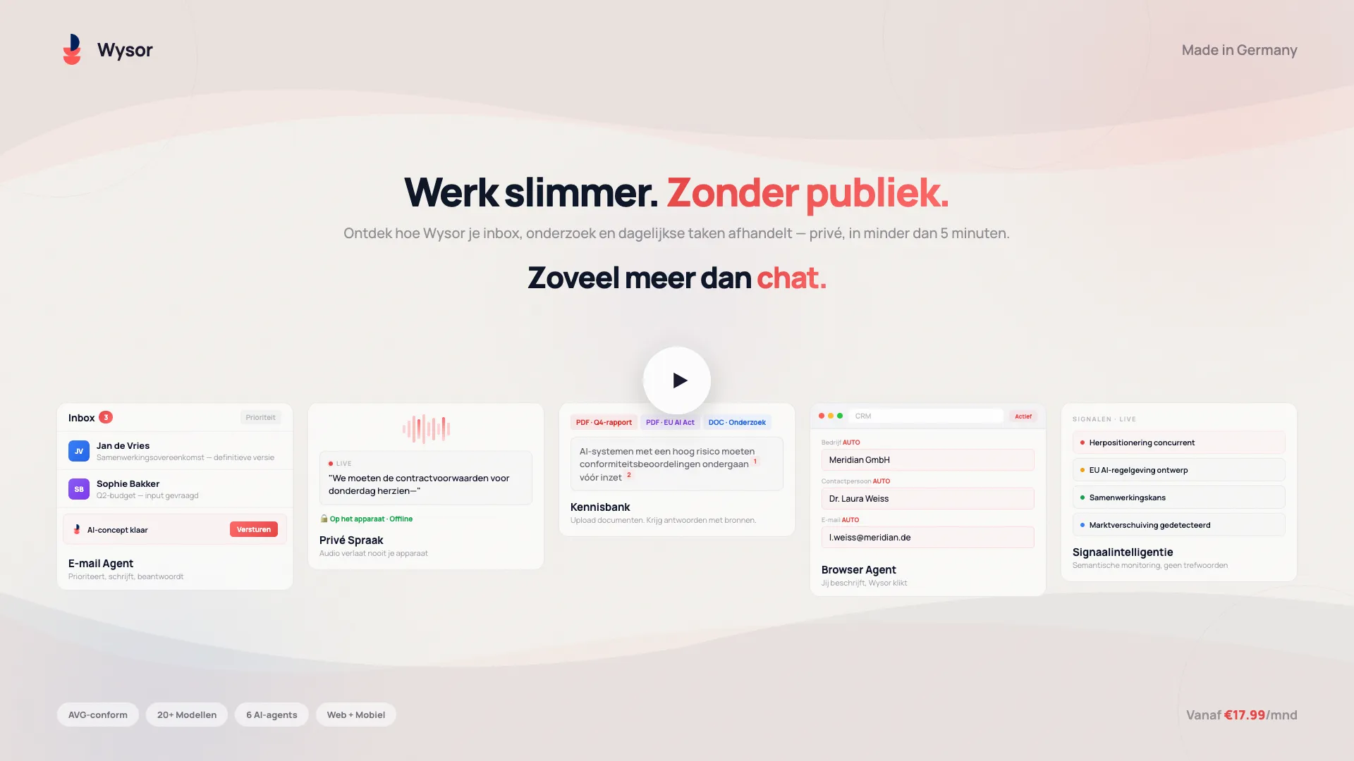 Wysor in actie
